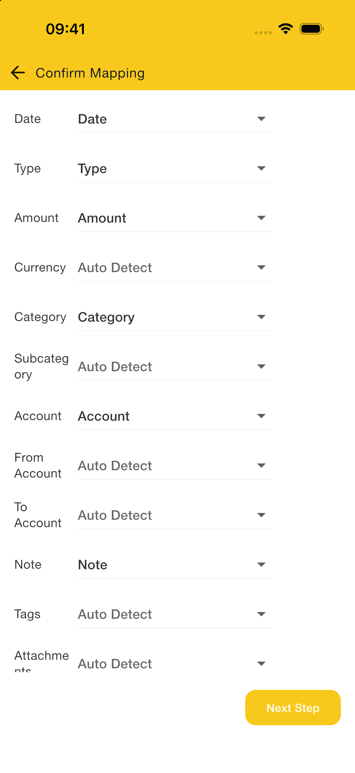 Import Confirmation